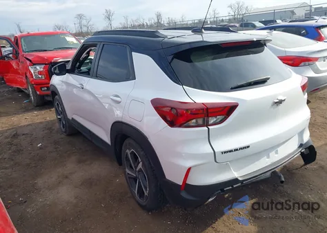 2022 Chevrolet Trailblazer Fwd Rs z USA, uszkodzony, nr VIN KL79MTSL5NB024114